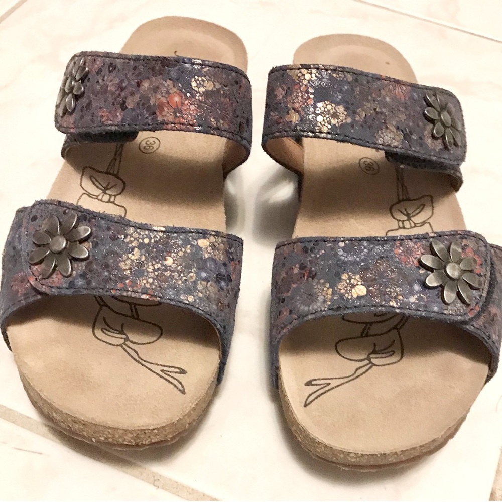 Ladies  Josef Seiber Tonga Sandal In Ocean Leather